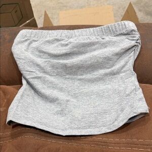 Gray Tube Top by Mix Matchy size small with shelf bra